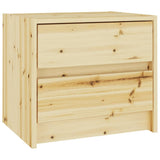 Bedside Cabinet 40x30.5x35.5 cm Solid Firwood