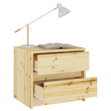 Bedside Cabinet 40x30.5x35.5 cm Solid Firwood