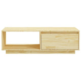 Coffee Table 110x50x33.5 cm Solid Pinewood - 45-Degree Angle
