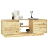 TV Cabinet 110x30x40 cm Solid Firwood
