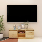 TV Cabinet 110x30x40 cm Solid Firwood