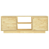 TV Cabinet 110x30x40 cm Solid Pinewood - 45-Degree Angle