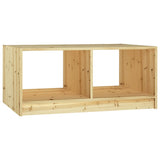 Coffee Table 75x50x33.5 cm Solid Firwood - Front View