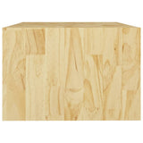 Coffee Table 75x50x33.5 cm Solid Pinewood - Rear View