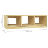 Coffee Table 110x50x34 cm Solid Pinewood - Low Angle