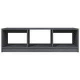 Coffee Table Grey 110x50x34 cm Solid Pinewood