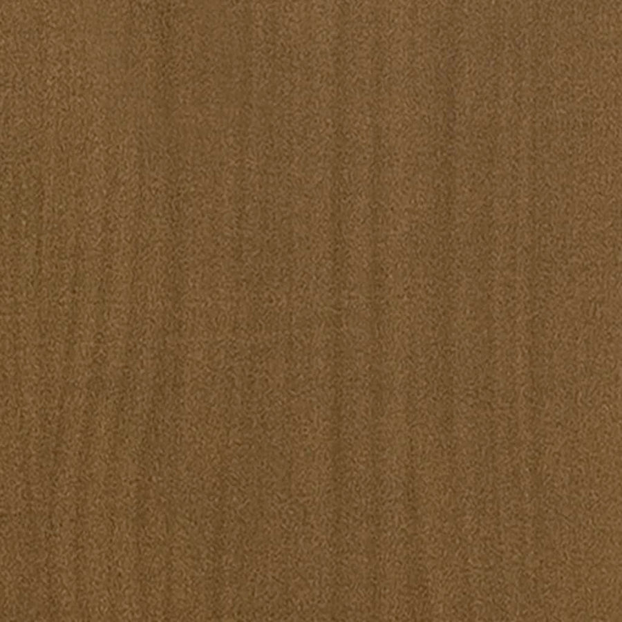 Coffee Table Honey Brown 110x50x34 cm Solid Pinewood