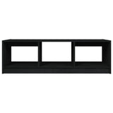Coffee Table Black 110x50x34 cm Solid Pinewood