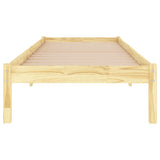 Bed Frame without Mattress Solid Wood 90x190 cm