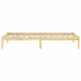 Bed Frame without Mattress Solid Wood 90x190 cm - 45-Degree Angle