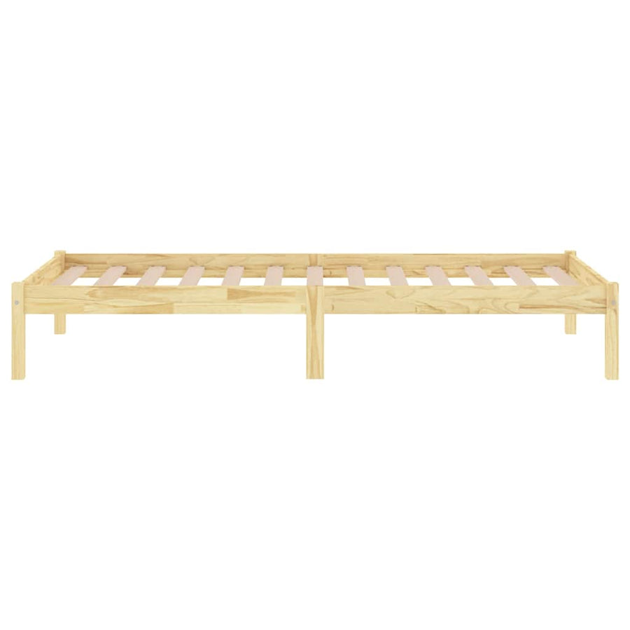 Bed Frame without Mattress Solid Wood 90x190 cm