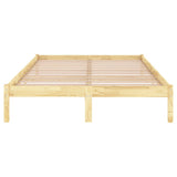 Bed Frame without Mattress Solid Wood 150x200 cm - Top-Down View