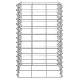Gabion Raised Beds 3 pcs 30x30x50 cm Iron - Close-Up Angle