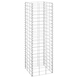 Gabion Raised Beds 3 pcs 30x30x100 cm Iron