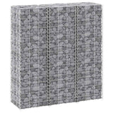 Gabion Raised Beds 3 pcs 30x30x100 cm Iron - 45-Degree Angle