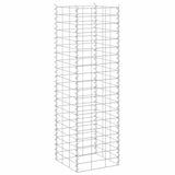 Gabion Raised Beds 3 pcs 30x30x100 cm Iron