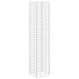 Gabion Raised Beds 3 pcs 30x30x150 cm Iron - Rear View