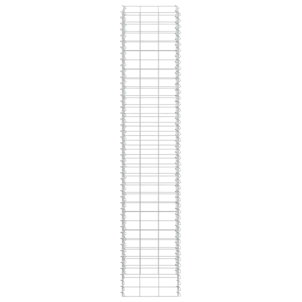Gabion Raised Beds 3 pcs 30x30x150 cm Iron