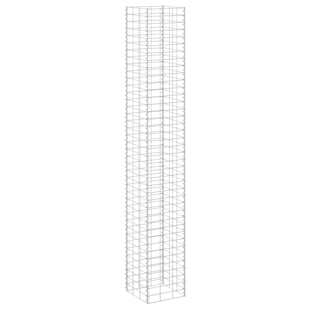 Gabion Raised Beds 3 pcs 30x30x200 cm Iron