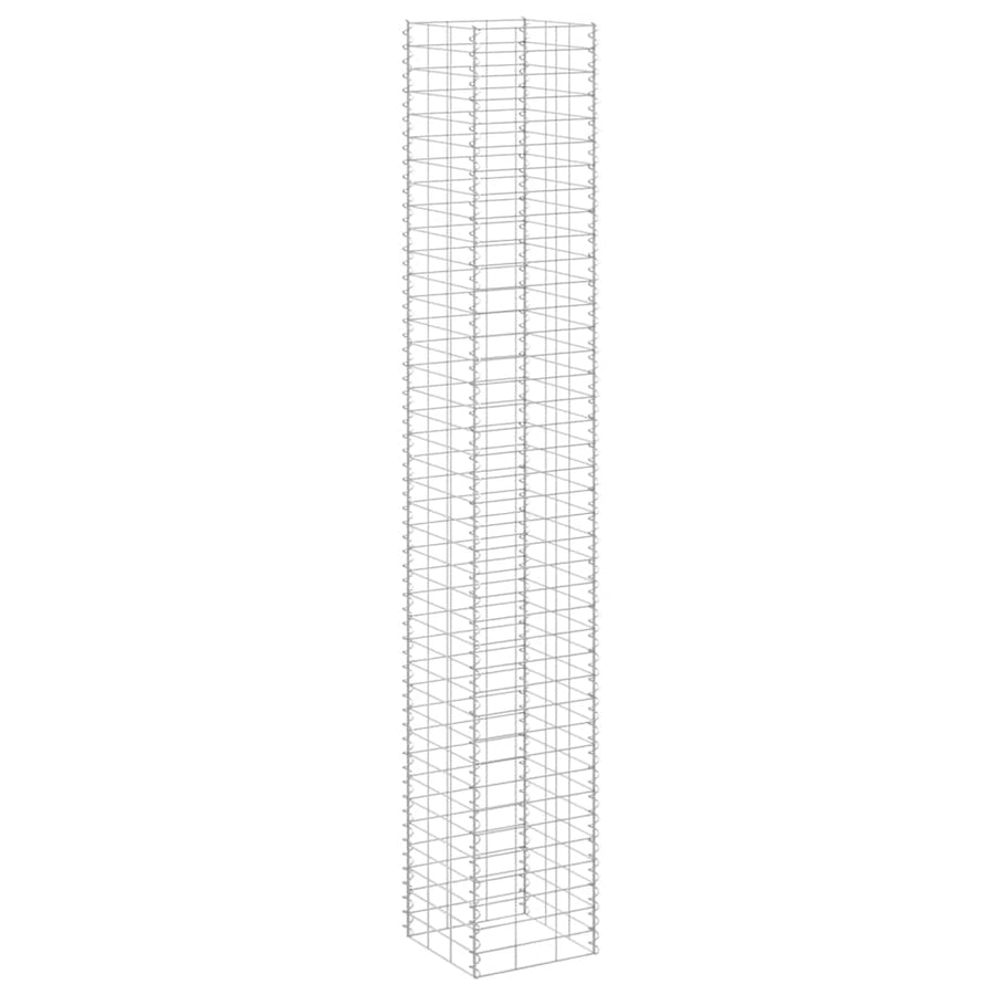 Gabion Raised Beds 3 pcs 30x30x200 cm Iron