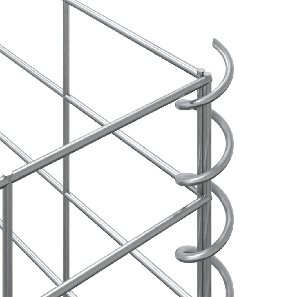 Gabion Raised Beds 3 pcs 30x30x200 cm Iron