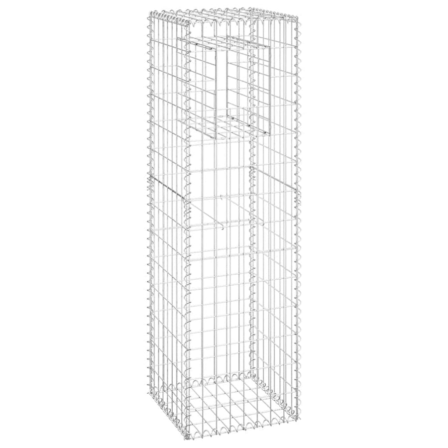 Gabion Basket Post 40x40x140 cm Iron