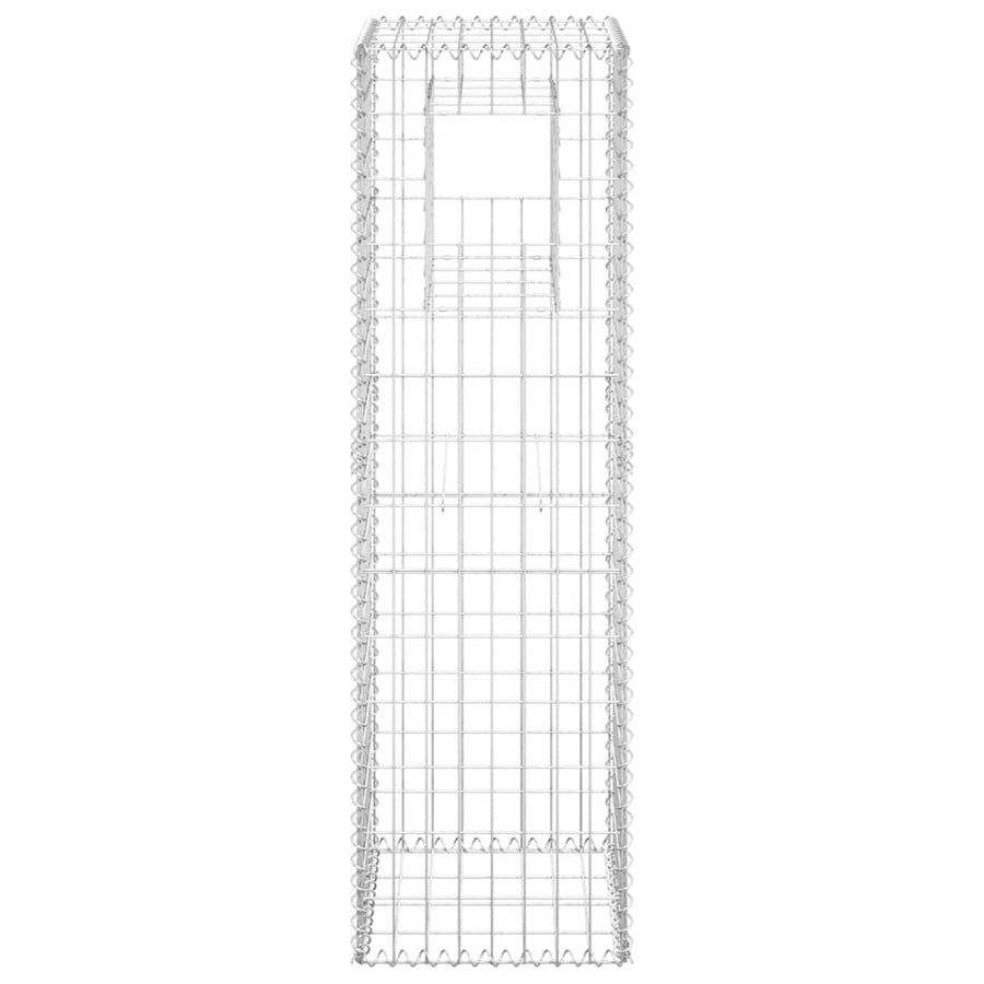 Gabion Basket Post 40x40x140 cm Iron