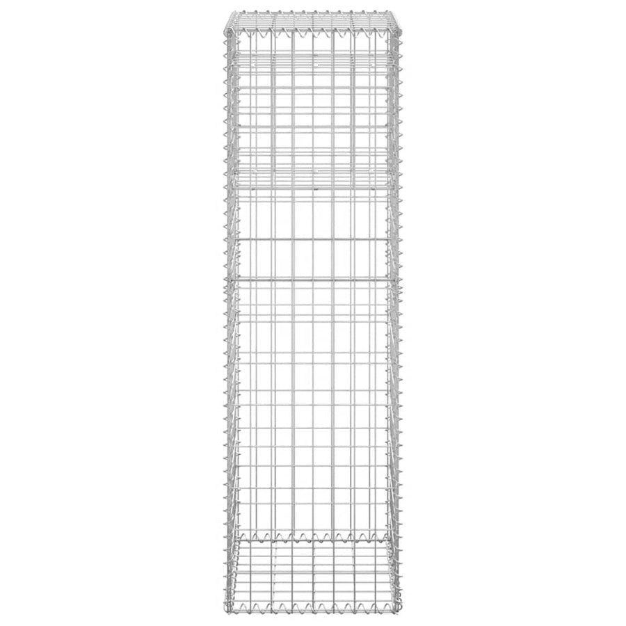 Gabion Basket Post 40x40x140 cm Iron