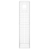 Gabion Basket Post 40x40x180 cm Iron