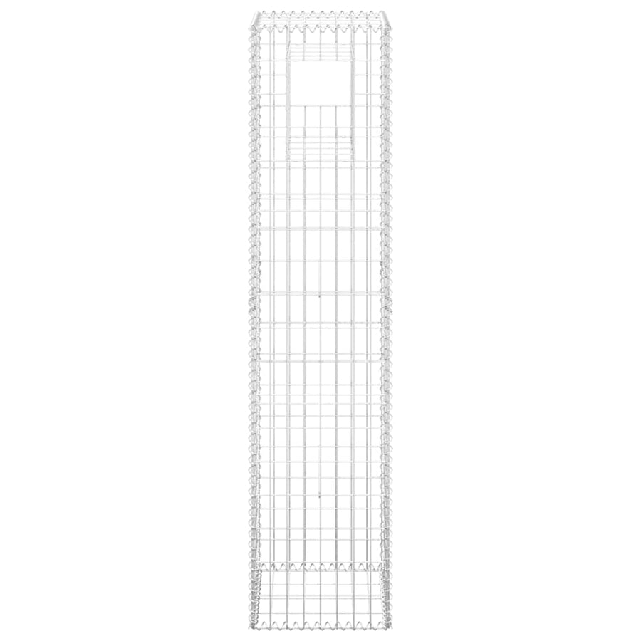 Gabion Basket Post 40x40x180 cm Iron