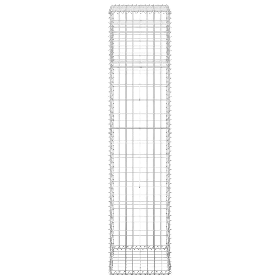 Gabion Basket Post 40x40x180 cm Iron