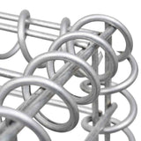 Gabion Basket Posts 2 pcs 40x40x180 cm Iron