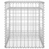 Gabion Basket Post 50x50x60 cm Iron - Top-Down View