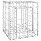 Gabion Basket Posts 2 pcs 50x50x60 cm Iron - Side View