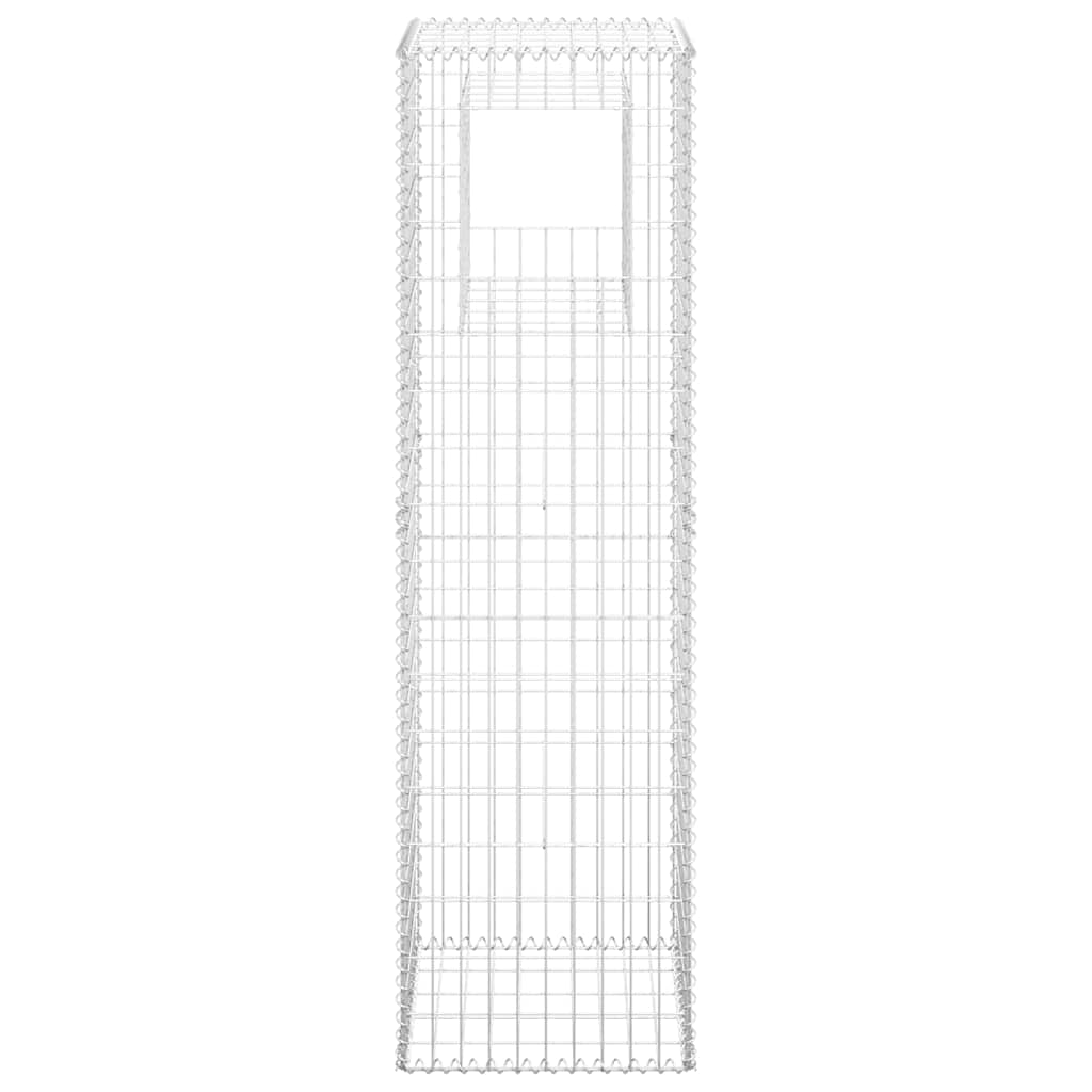 Gabion Basket Post 50x50x180 cm Iron