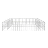 Gabion Raised Bed Galvanised Steel 100x100x20 cm