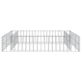 Gabion Raised Bed Galvanised Steel 100x100x20 cm