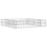 Gabion Raised Bed Galvanised Steel 100x100x20 cm