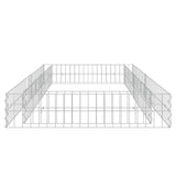 Gabion Raised Bed Galvanised Steel 200x100x20 cm