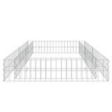 Gabion Raised Bed Galvanised Steel 200x100x20 cm - Side View