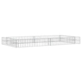 Gabion Raised Bed Galvanised Steel 200x100x20 cm