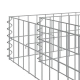 Gabion Raised Bed Galvanised Steel 200x100x20 cm