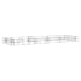 Gabion Raised Bed Galvanised Steel 300x100x20 cm