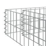 Gabion Raised Bed Galvanised Steel 600x100x20 cm - Low Angle