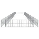 Gabion Raised Bed Galvanised Steel 800x100x20 cm