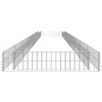 Gabion Raised Bed Galvanised Steel 800x100x20 cm