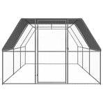 Outdoor Chicken Cage 3x6x2 m Galvanised Steel