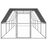 Outdoor Chicken Cage 3x10x2 m Galvanised Steel