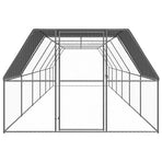 Outdoor Chicken Cage 3x12x2 m Galvanised Steel
