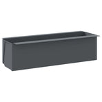 Flower Boxes for Euro Pallets 12 pcs Grey 36x13.5x9.5 cm PP